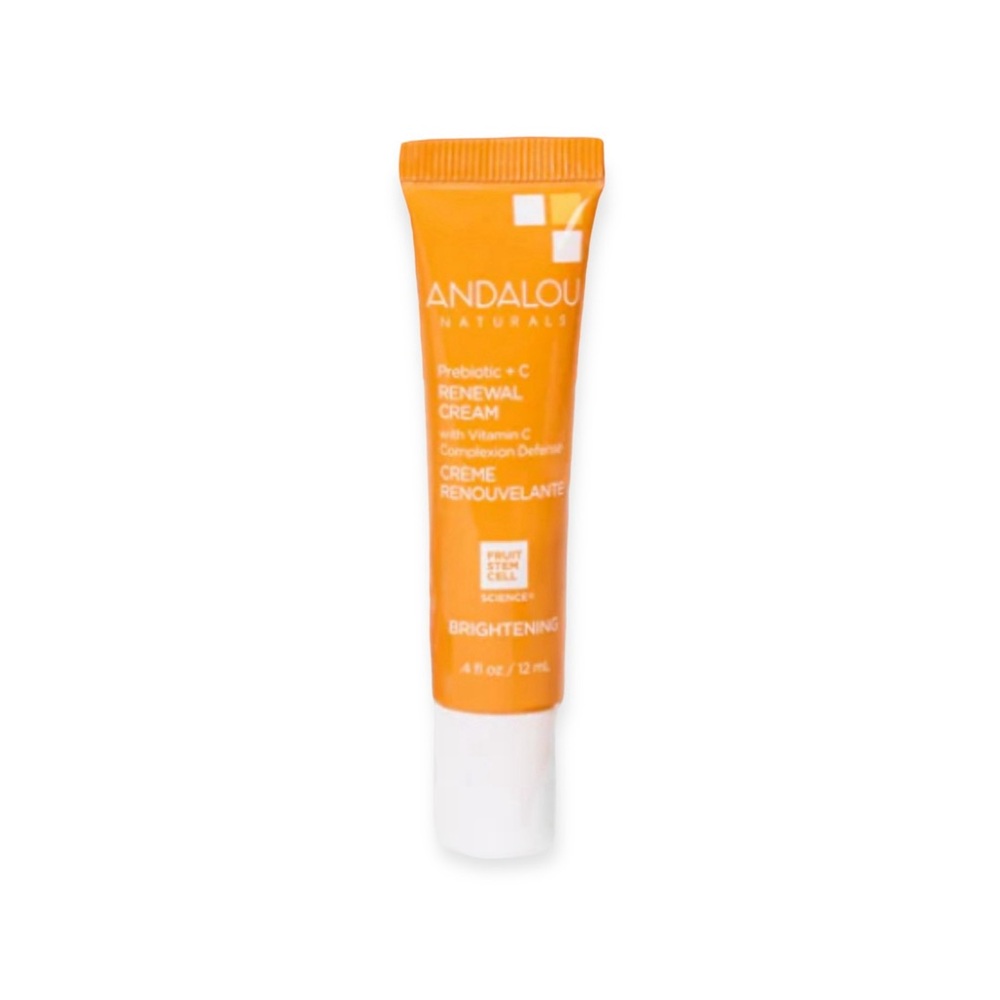 Andalou Naturals Brightening Renewal Cream 12 mL | New